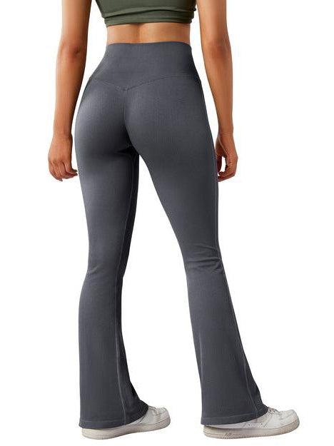 2023 New Ribbed Seamless Flare Leggings (US ONLY)-Flare Leggings-SUUKSESS-