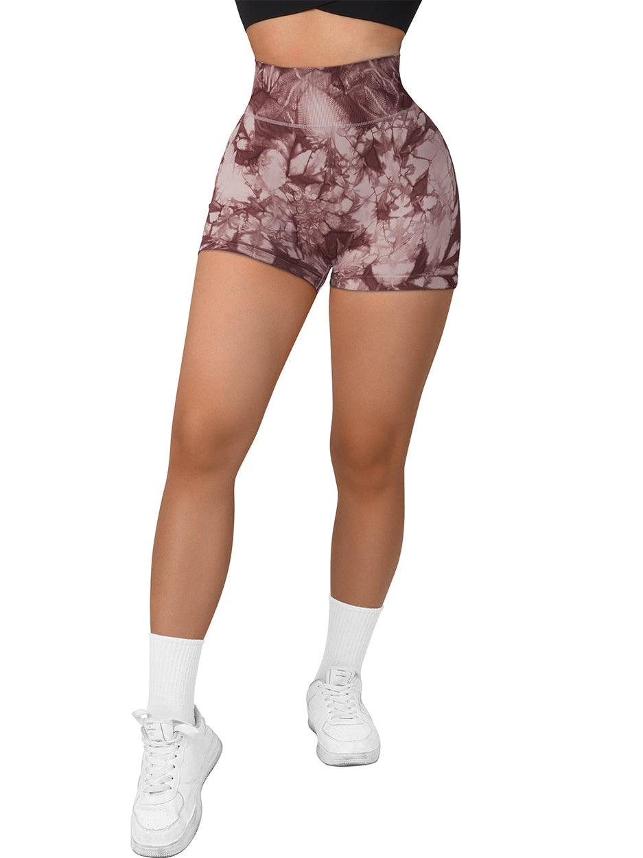 Tie Dye Seamless Scrunch 3'' Shorts – SUUKSESS