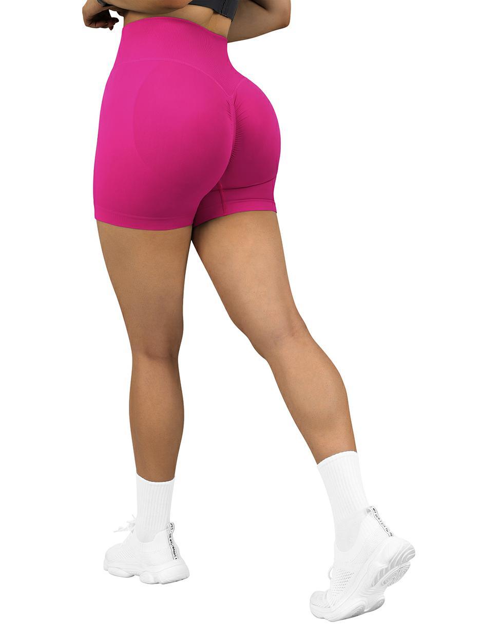 Seamless Shorts for Women Push Up Short Raises Butt Gym Workout Shorts  Women 2023 Scrunch Short Gym Mujer Sport Femme Beige Red - AliExpress