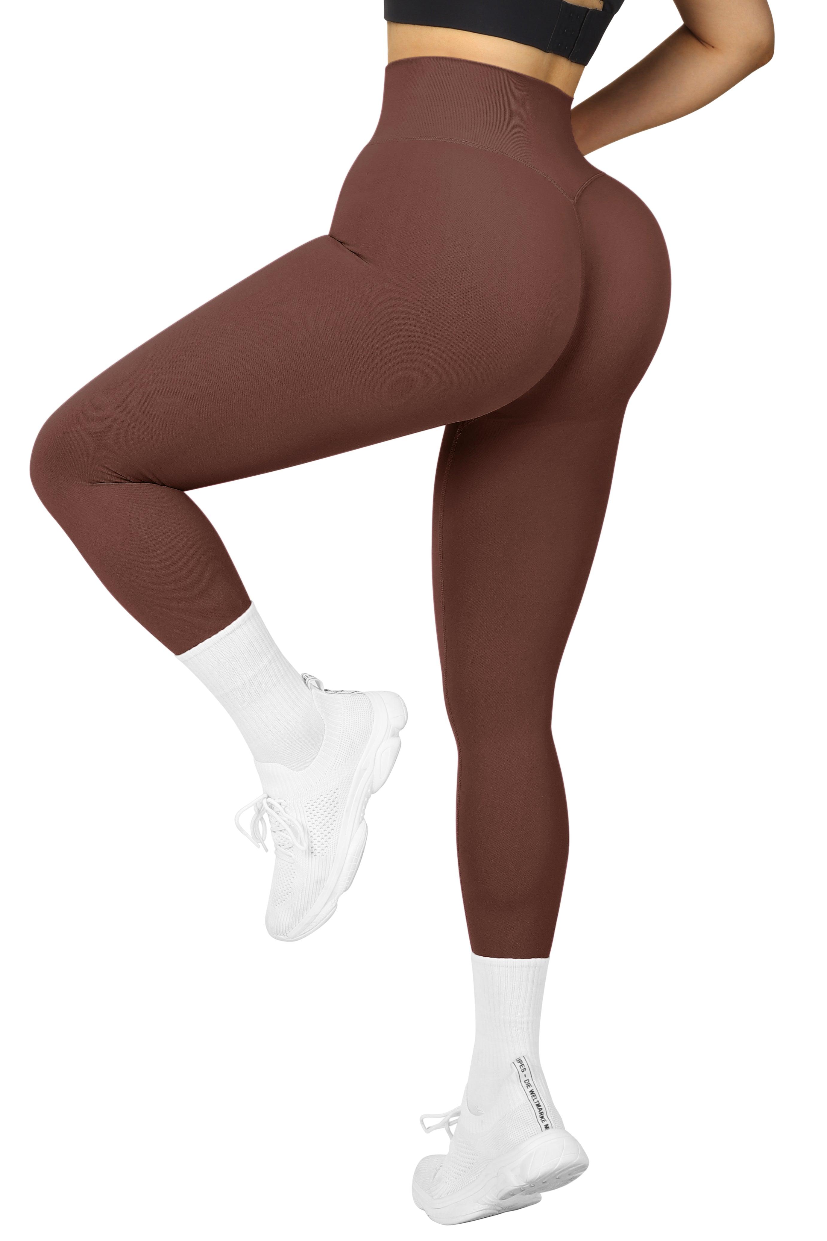 V Back Seamless Leggings – SUUKSESS